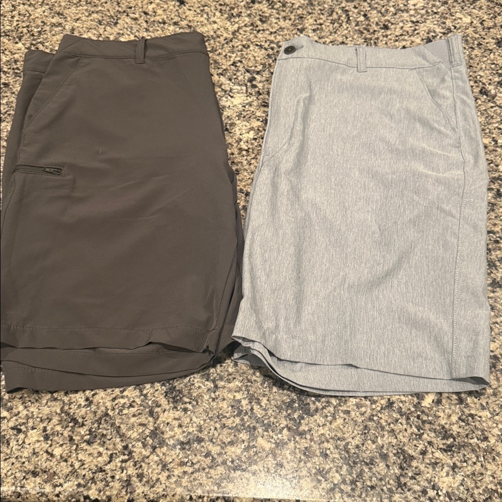 Lee Gray & Brown Men's Shorts Size 40